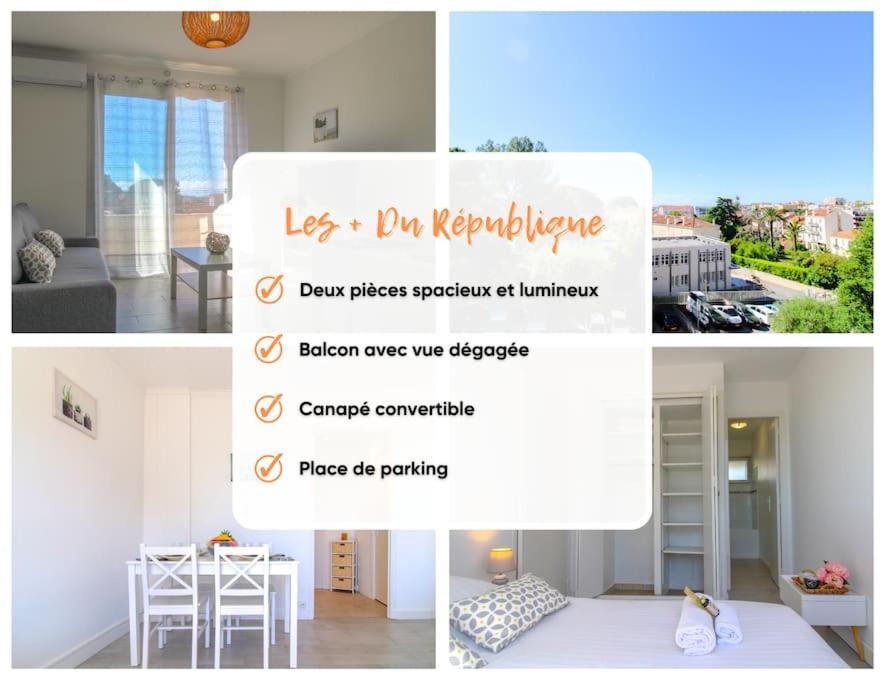 Le Republique By Apirent #Balcon #Climatisation #Parking Apartment Cannes Exterior photo